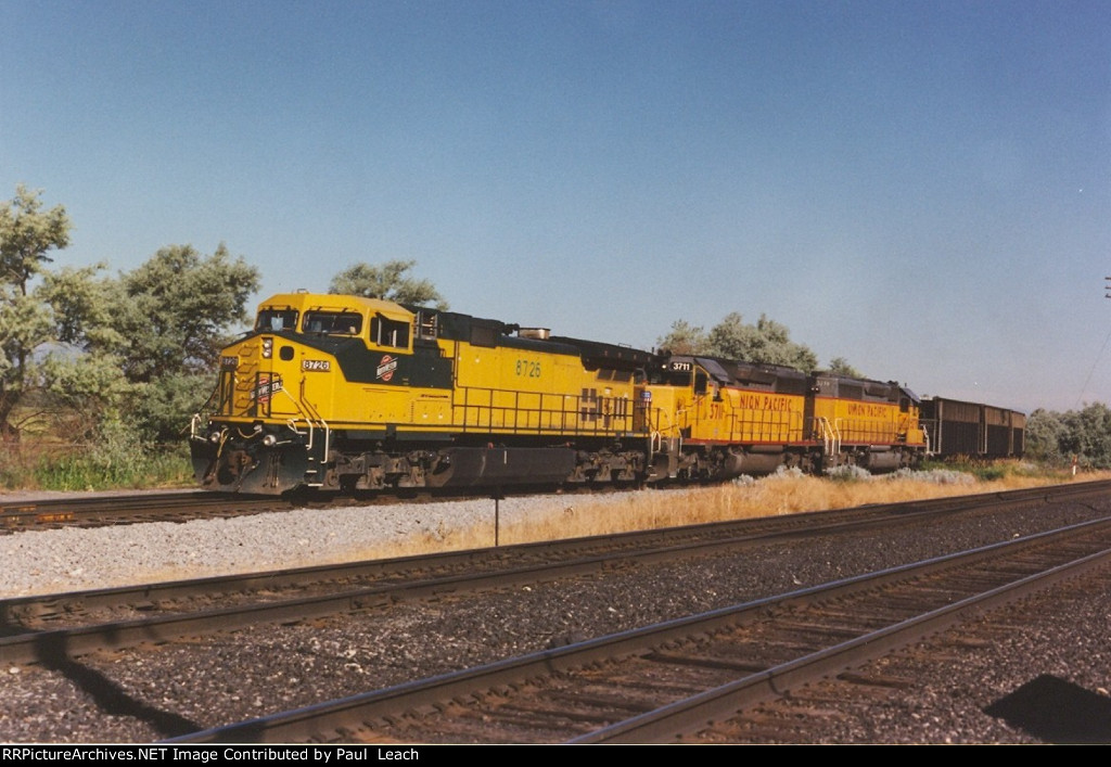 Tied down coal train